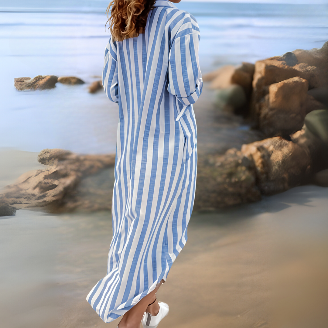 PHOEBE | ELEGANT STRIPED DRESS