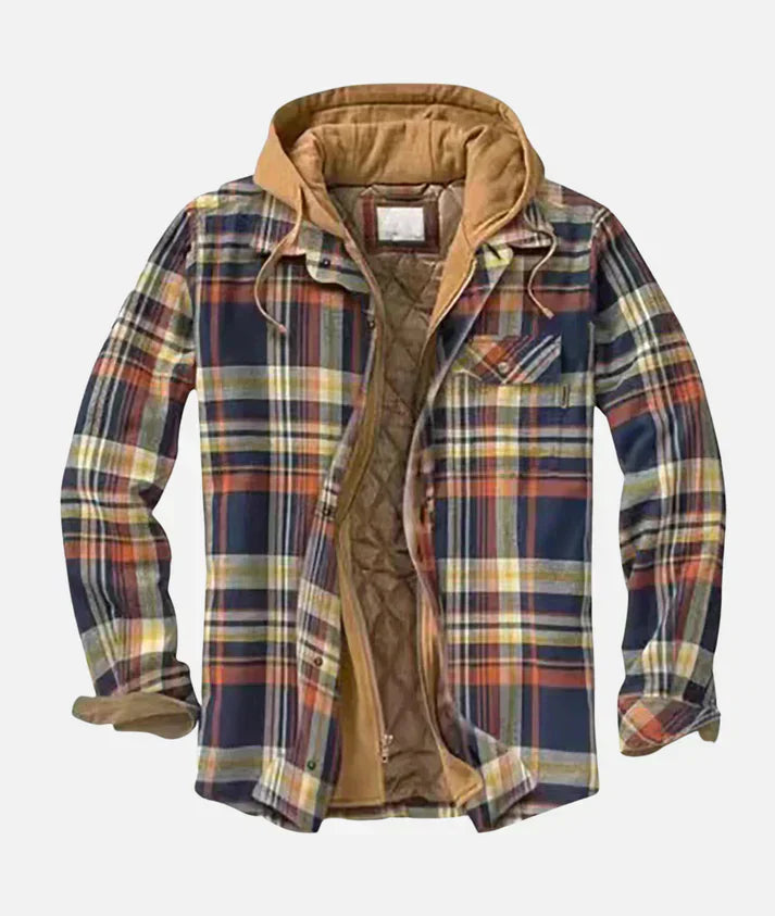 Lucas – Stylish Patchwork Plaid Jacket