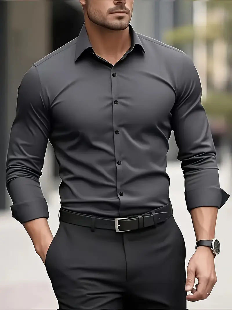 Paul – Classic Long-Sleeve Dress Shirt