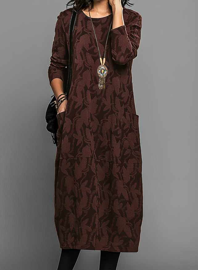 Divina – Elegant Winter Midi Dress