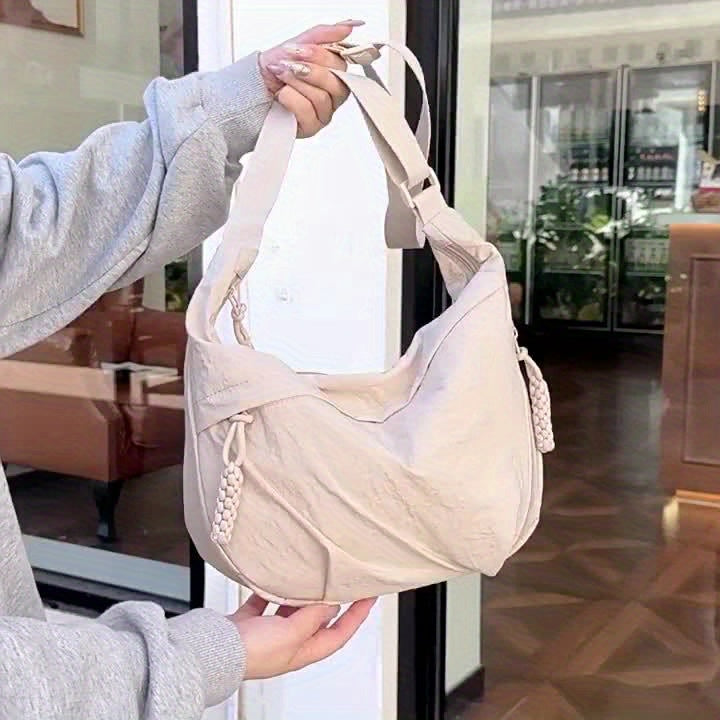 Elegant Nylon Shoulder Bag for Women
