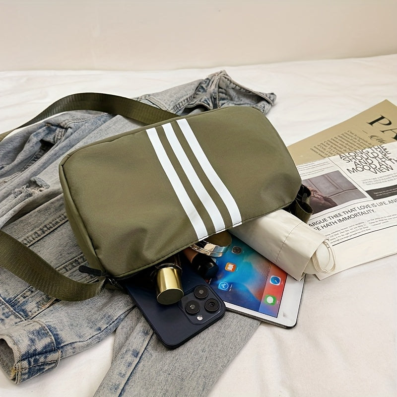 Women's Casual Striped Shoulder Bag