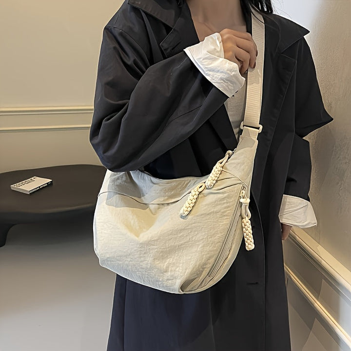 Elegant Nylon Shoulder Bag for Women