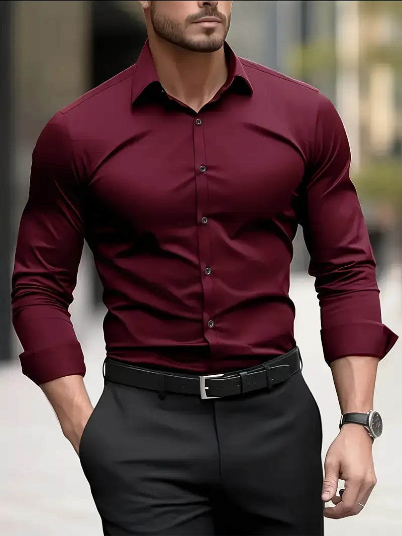Paul – Classic Long-Sleeve Dress Shirt