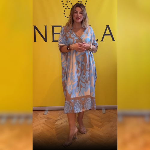 VERONICA | ELEGANT DRESS WITH PRINT
