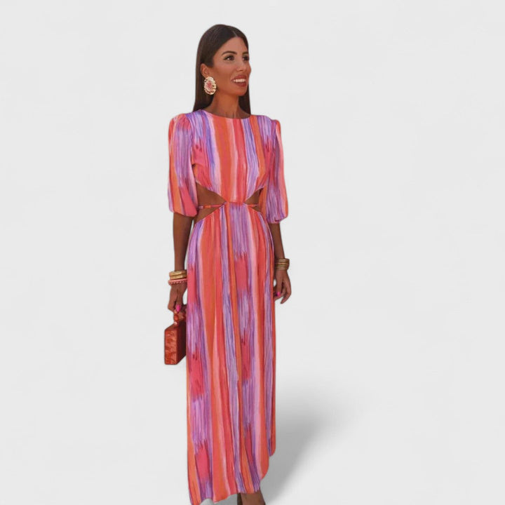 Susmitha – Elegant Cut-Out Maxi Dress