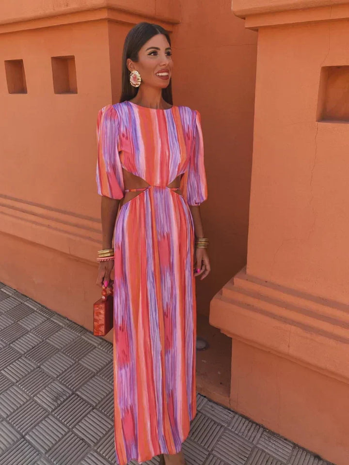 PALINA | ELEGANT DRESS WITH CUT OUT