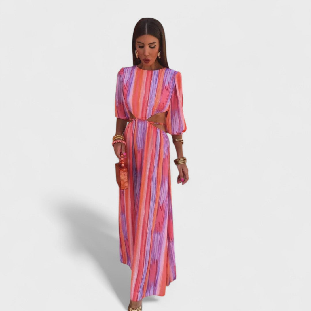 Susmitha – Elegant Cut-Out Maxi Dress