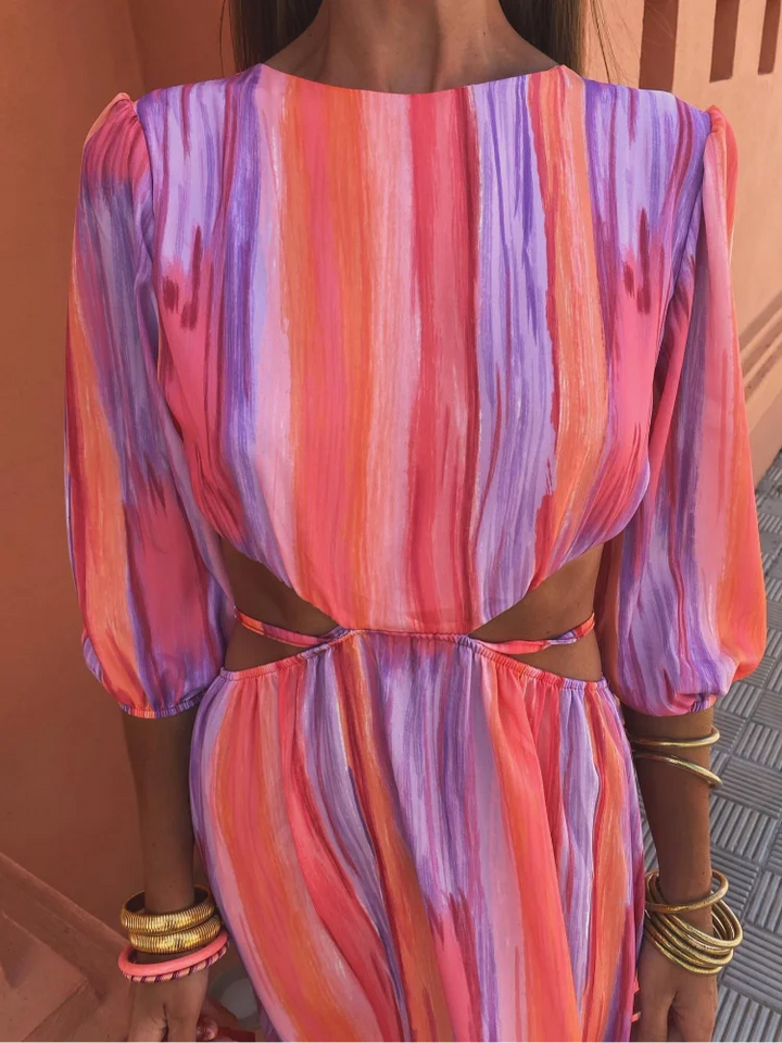 PALINA | ELEGANT DRESS WITH CUT OUT