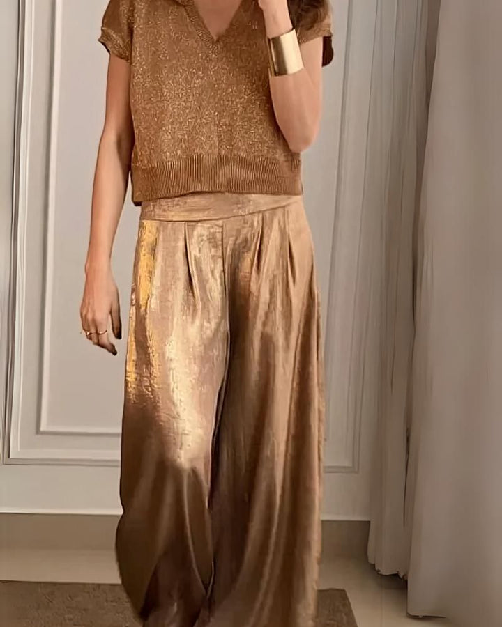 INGE - Elegant Top and Trousers Set