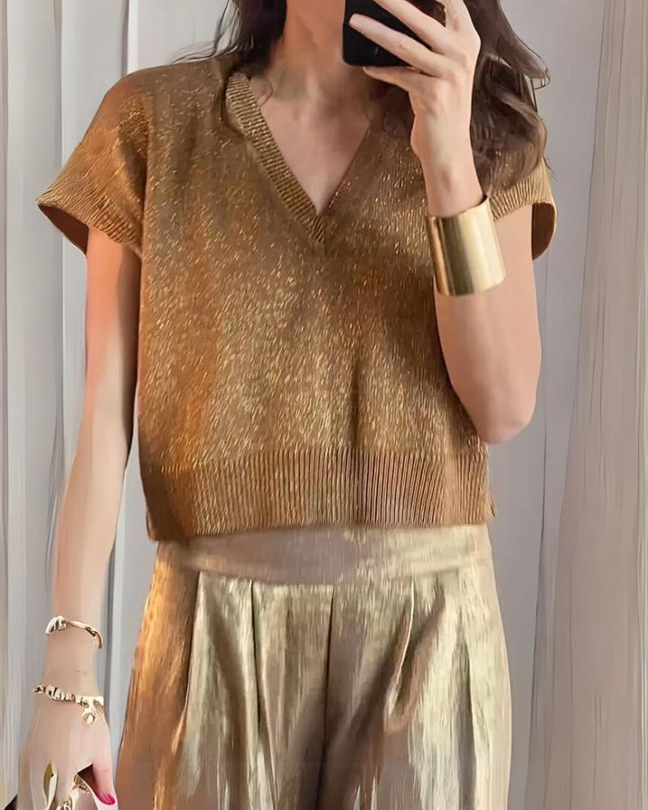 INGE - Elegant Top and Trousers Set