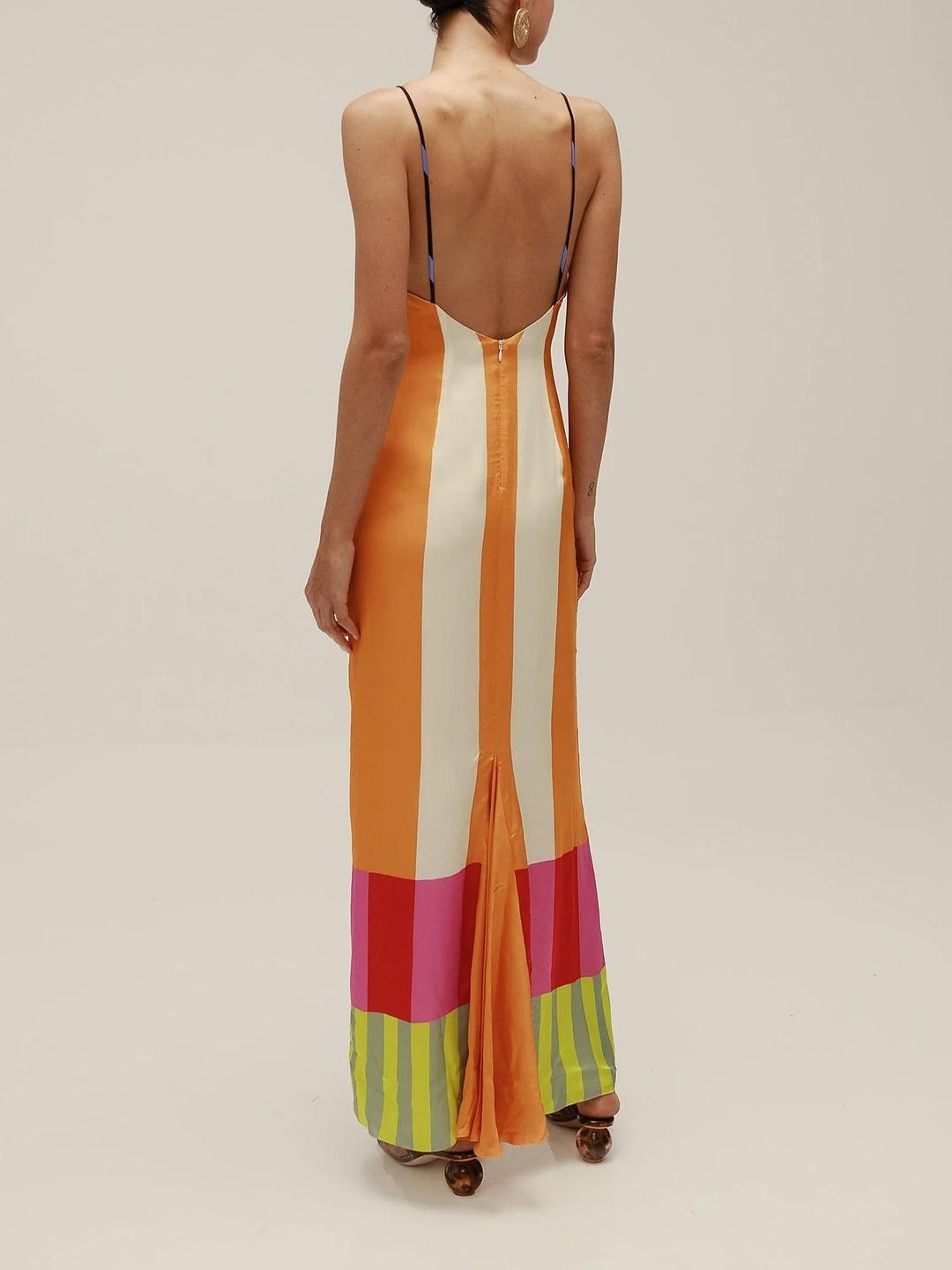 ESTELLE | LONG MULTICOLOURED DRESS