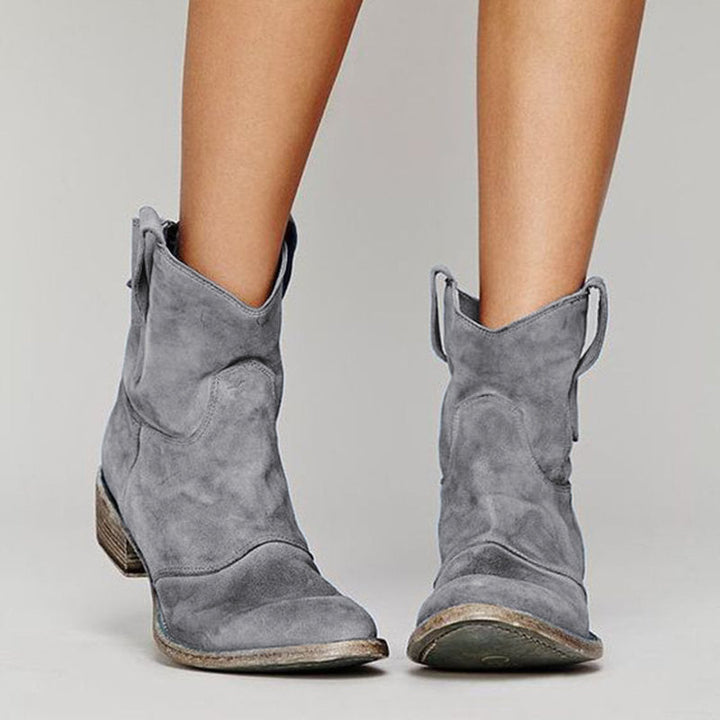 Shaira – Timeless Western Ankle Boots