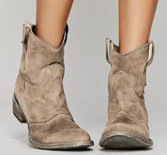Shaira – Timeless Western Ankle Boots
