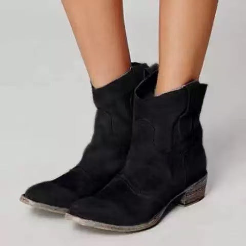 Shaira – Timeless Western Ankle Boots