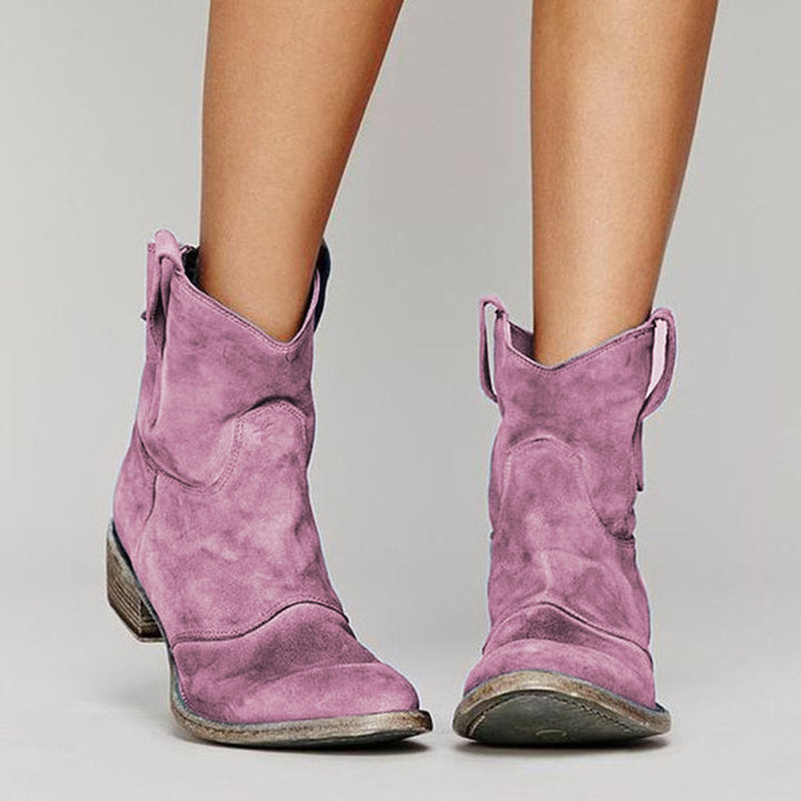 Shaira – Timeless Western Ankle Boots