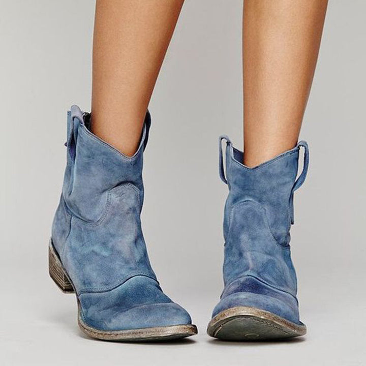 Shaira – Timeless Western Ankle Boots
