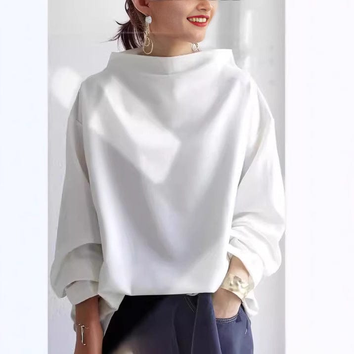 Hadassah – High-Neck Soft Knit Top