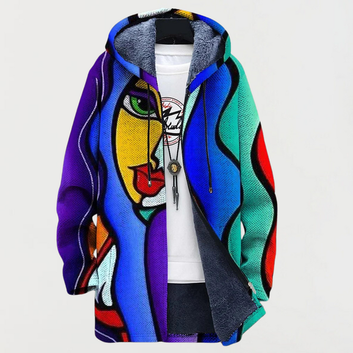 Lena | Colourful Artistic Cardigan
