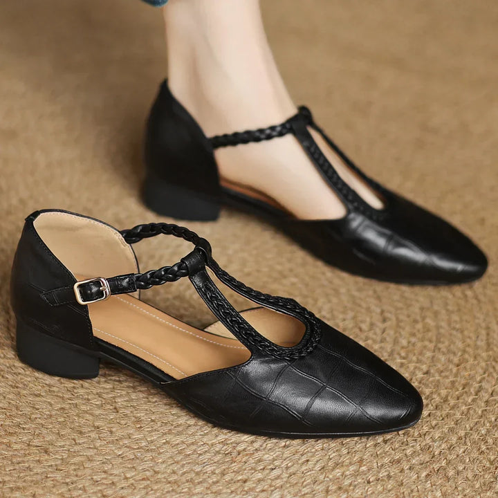 Elena – Classic Leather Flats