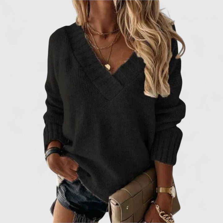 Jane - Cosy V-Neck Sweater