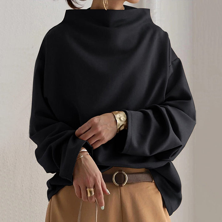 Hadassah – High-Neck Soft Knit Top