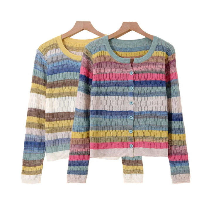 Myrna | Vintage-Inspired Striped Cardigan