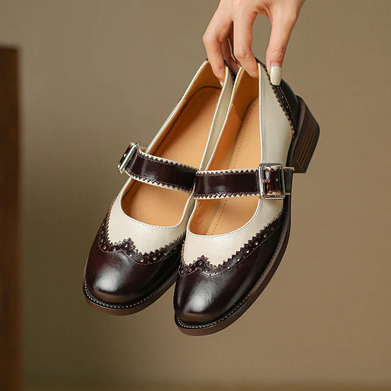 Mellanie – Vintage Comfort Leather Flats