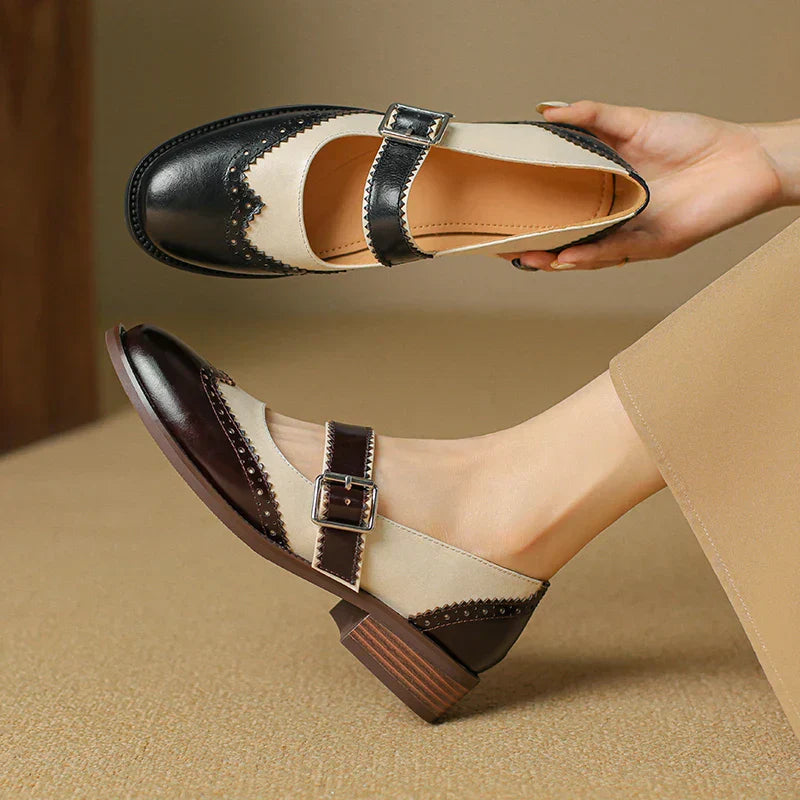 Mellanie – Vintage Comfort Leather Flats