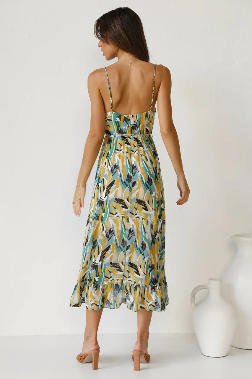 ELOUISE | COLOURFUL ELEGANT SUMMER DRESS