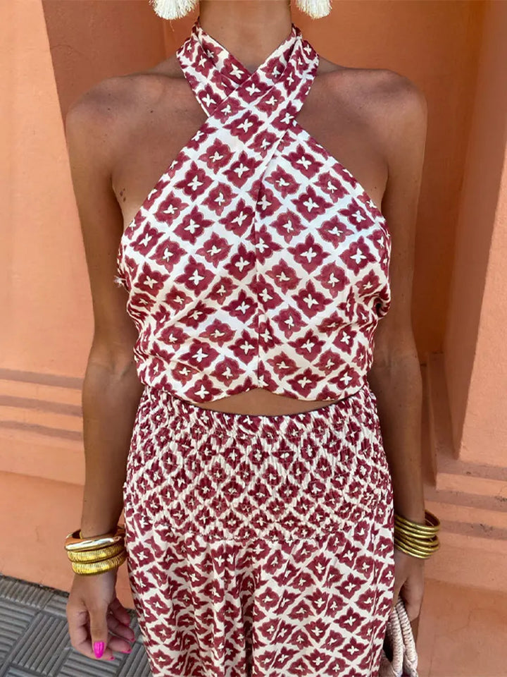 MICKAY | ELEGANT MIDI DRESS