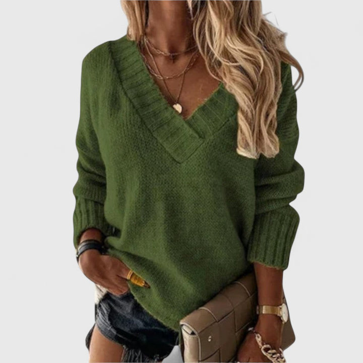 Jane - Cosy V-Neck Sweater