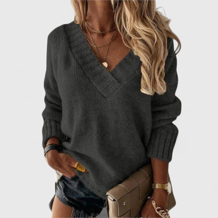 Jane - Cosy V-Neck Sweater