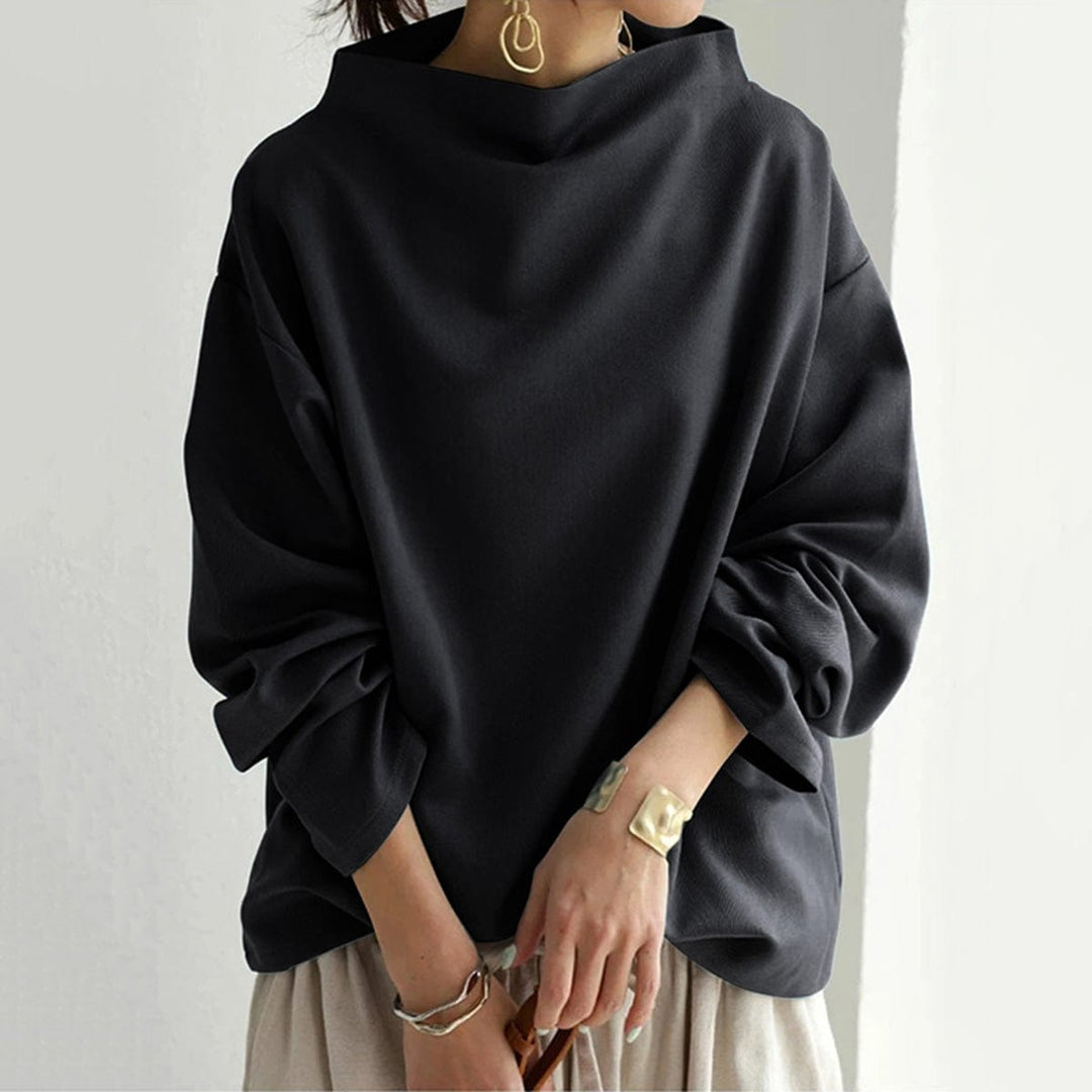 Hadassah – High-Neck Soft Knit Top