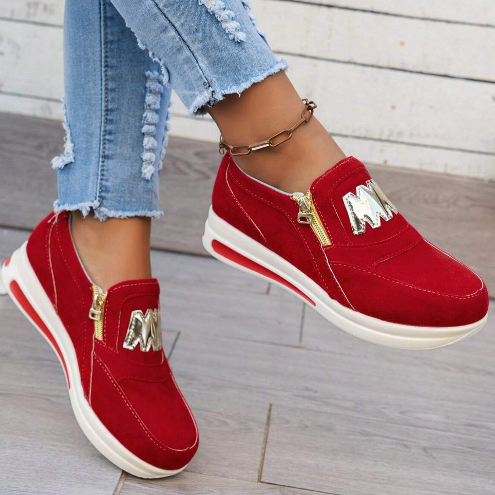 URSULA | STYLISH AND PAIN-FREE ZIP SNEAKERS