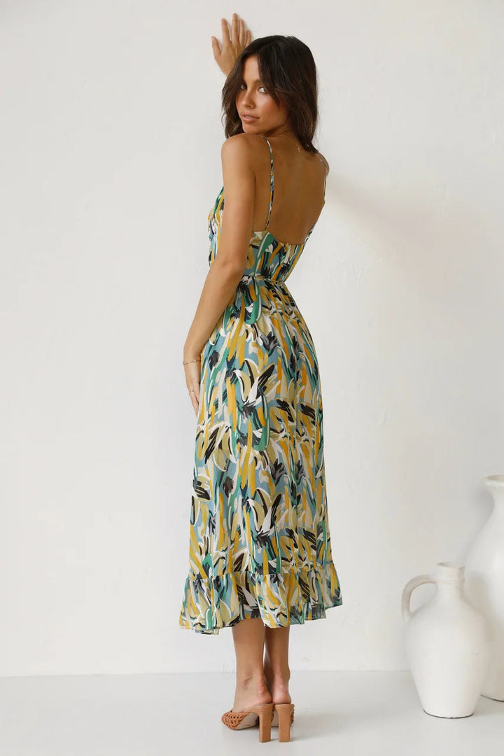 ELOUISE | COLOURFUL ELEGANT SUMMER DRESS