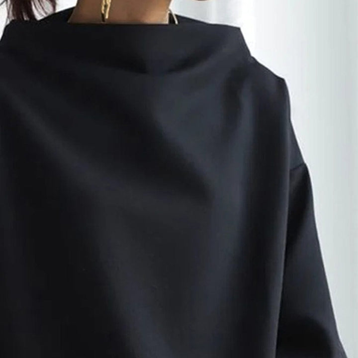 Hadassah – High-Neck Soft Knit Top