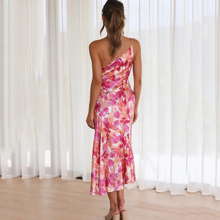MILIANA | DRESS WITH ONE SHOULDER STRAP