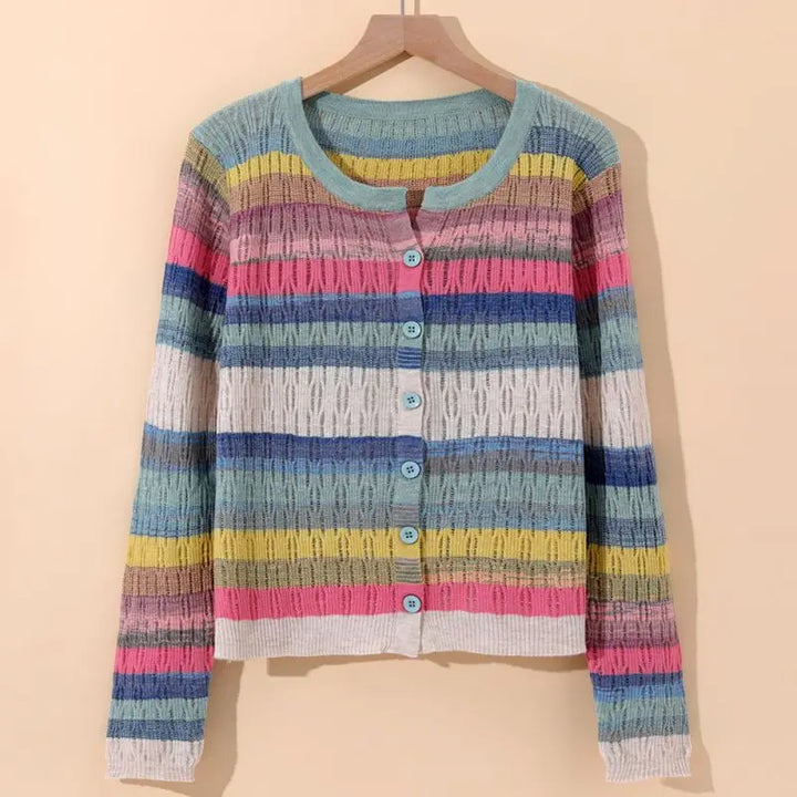 Myrna | Vintage-Inspired Striped Cardigan