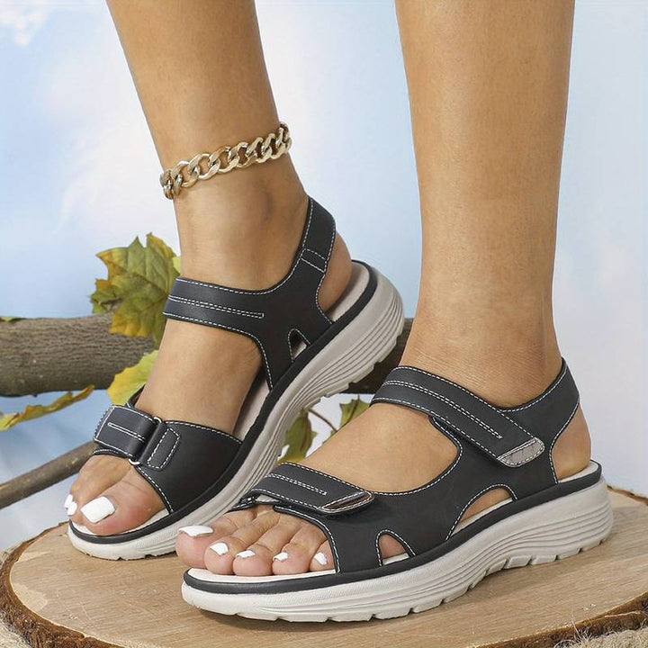 Sarena – Orthopedic Leather Sandals for Everyday Comfort