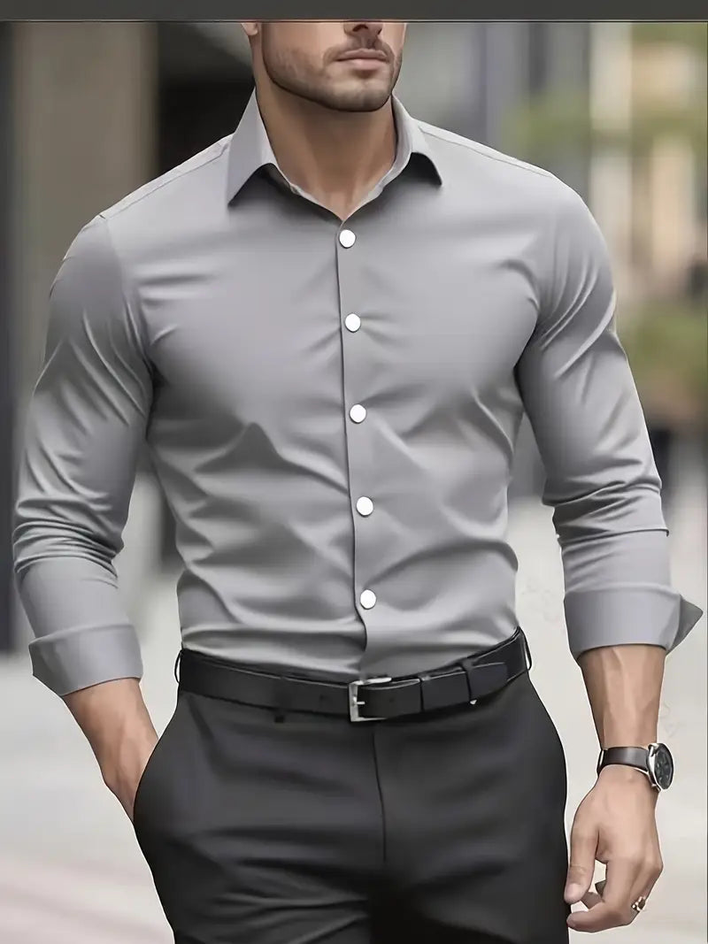 Paul – Classic Long-Sleeve Dress Shirt