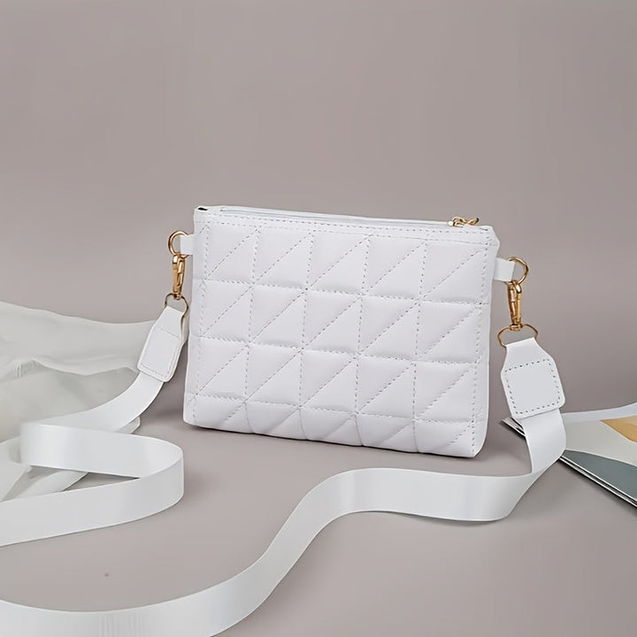 Fashionable Striped Shoulder/Crossbody Bag
