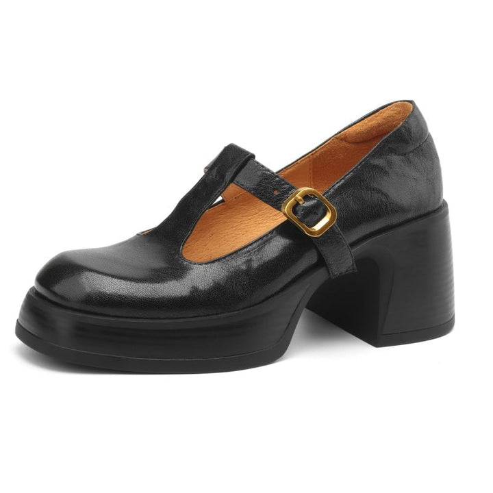 Celleste – Platform T-Strap Heels