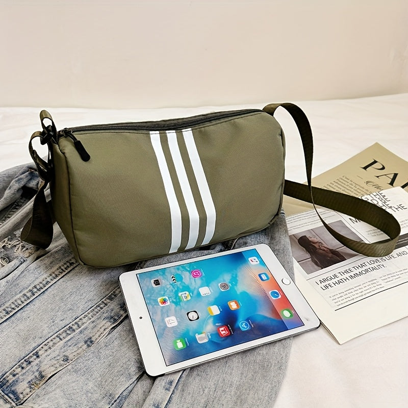 Women's Casual Striped Shoulder Bag