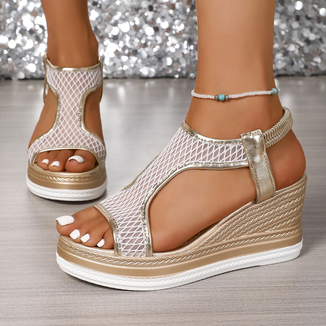 Venuss – Elegant Orthopaedic Wedge Slip-On Sandals