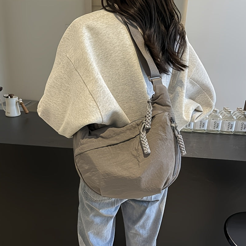 Elegant Nylon Shoulder Bag for Women