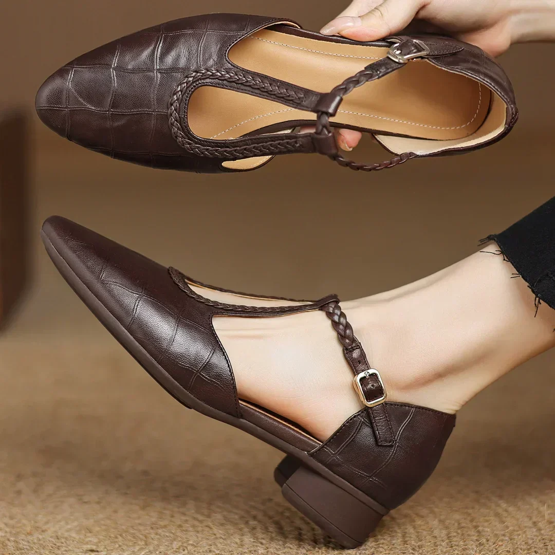 Ellaine – Orthopaedic Leather Flats