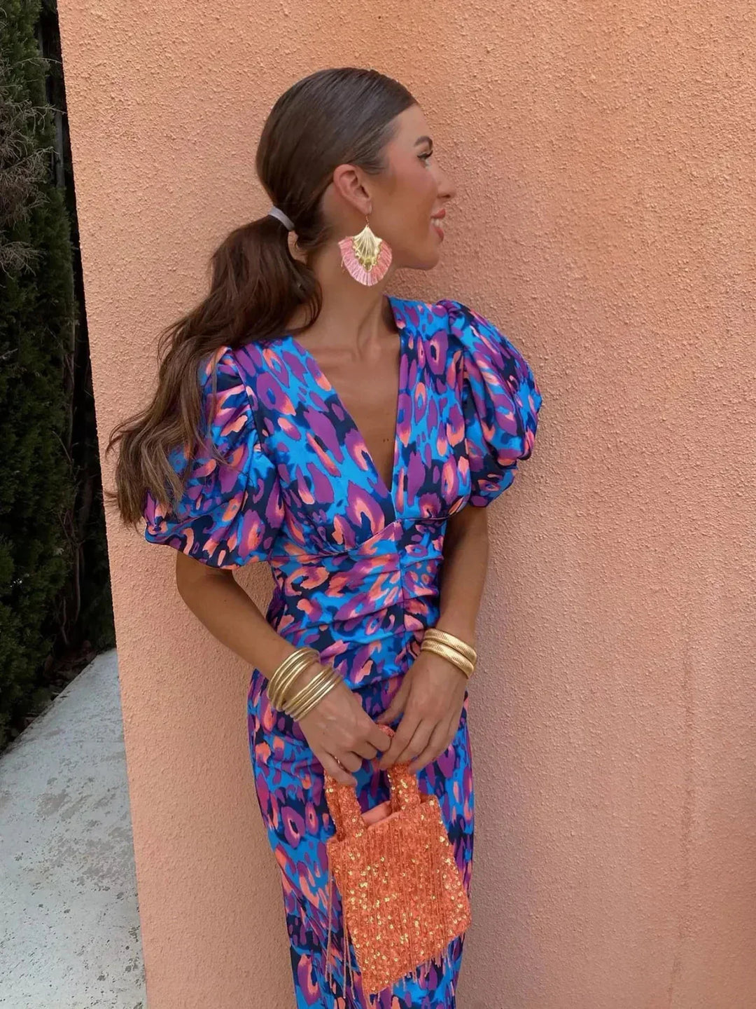 AMARA | LONG, COLOURFUL DRESS