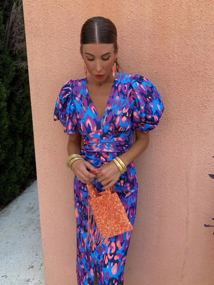 AMARA | LONG, COLOURFUL DRESS