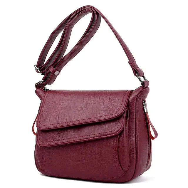 Freya - Casual Leather Elegance